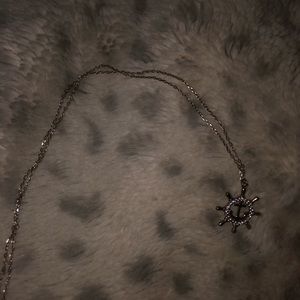 Captains Wheel Anchor Sailor Sterling 925 Necklace